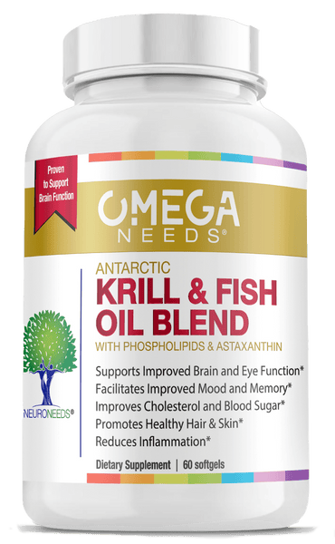 Omega Needs Krill & Fish Oil Blend 60 softgels