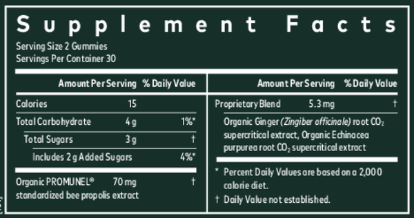 Immune Rapid Defense Gummies (COG) - Ginger Flavor - 60 Vegetarian Gummies - Special ORDER only