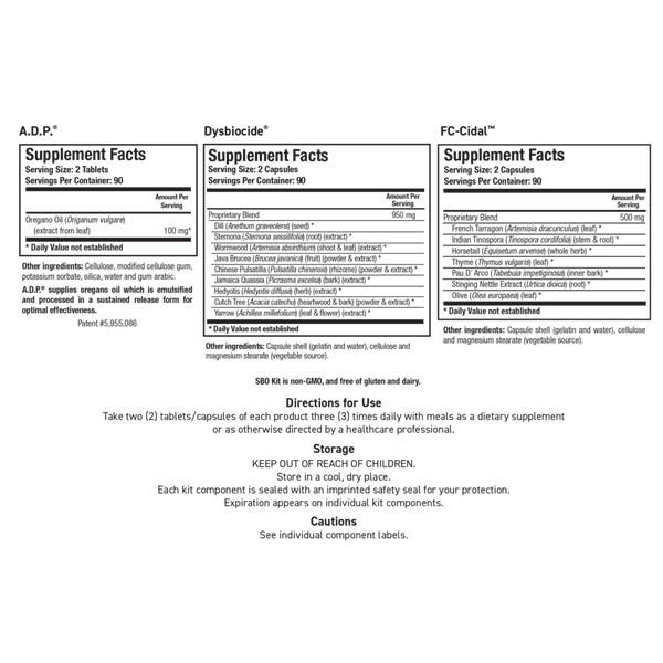 SBO Kit Microbial Support (SPECIAL ORDER ONLY)