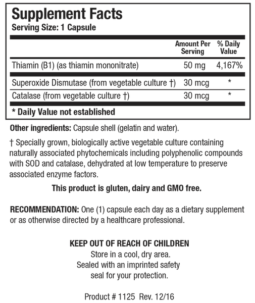 THIAMIN 50 - 90 capsules -