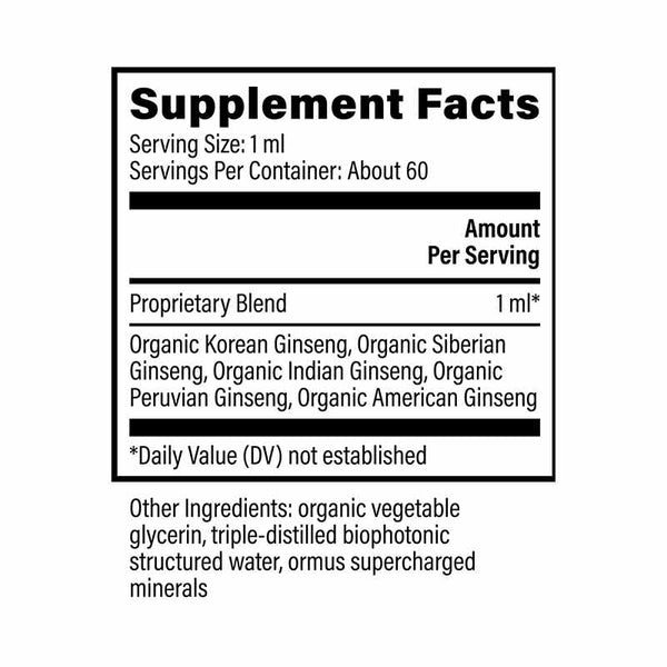 5 Ginseng - 2 fluid oz. (SPECIAL ORDER ONLY)