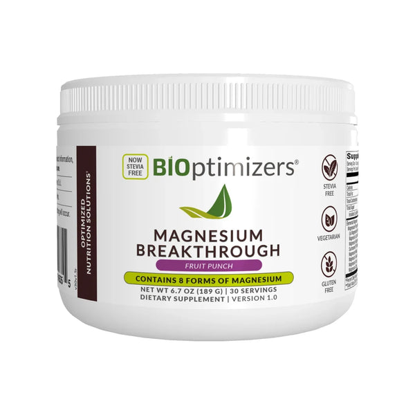 MAGNESIUM BREAKTHROUGH DRINK (Organic Fruit Punch - 30 servings)