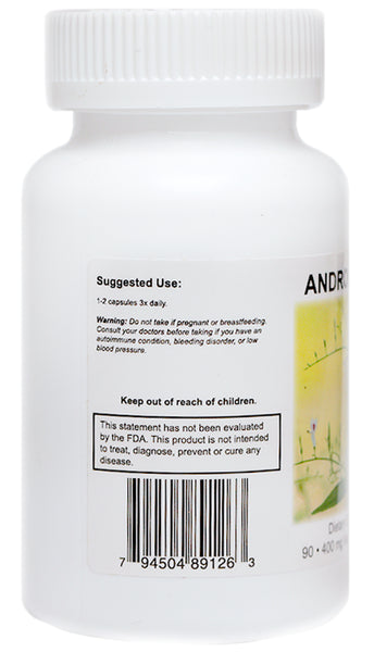 Andrographis 400 mg - 90 Vegetable Capsules