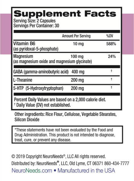 CalmNeeds 60 Capsules (SPECIAL ORDER ONLY)
