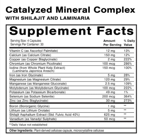 Catalyzed Mineral Complex  - 120 Capsules