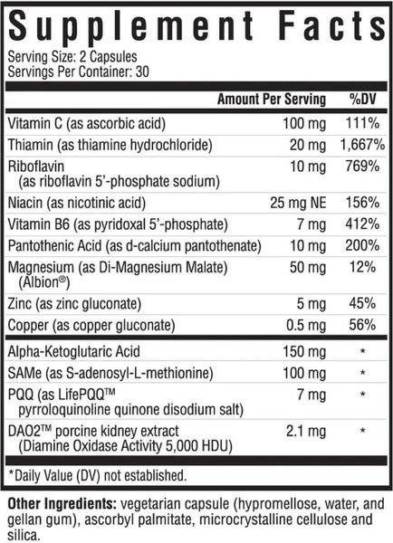Histamine Nutrients (Formerly Histamine Block Plus) 60 Capsules