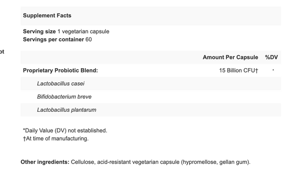 Sibiotica Probiotics (K-97) 60 capsules