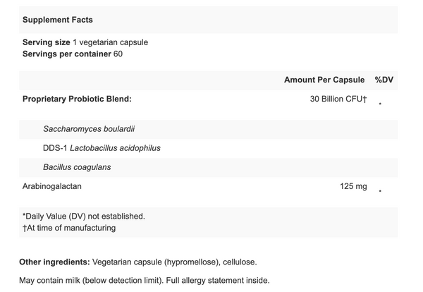 Strengtia Probiotics (K-61) - 60 Capsules
