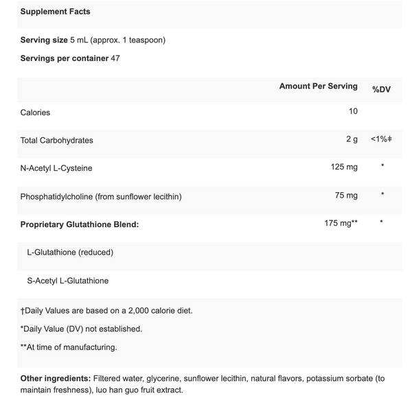 Trizomal Glutathione (K-122) - 8 Fl oz.