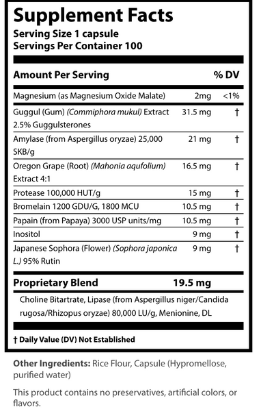 MC-BFM-P 100 capsules - SPECIAL ORDER ONLY