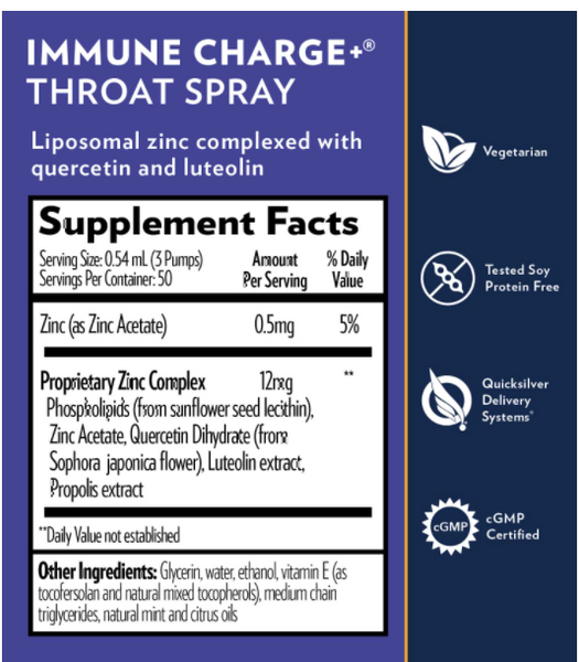 Immune Charge+™ Throat Spray .9 fl oz