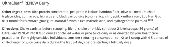 Clear Change Renew 10 day program - Vanilla