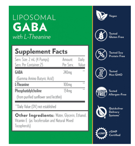 GABA with L-Theanine - 50ml
