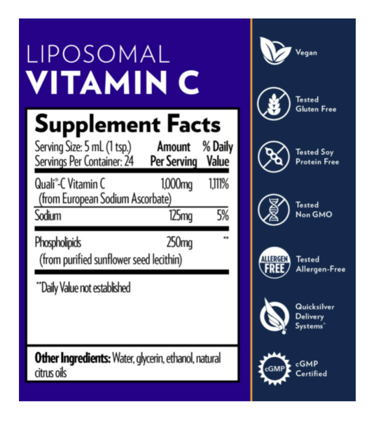 Vitamin C (Liposomal) - 120ml