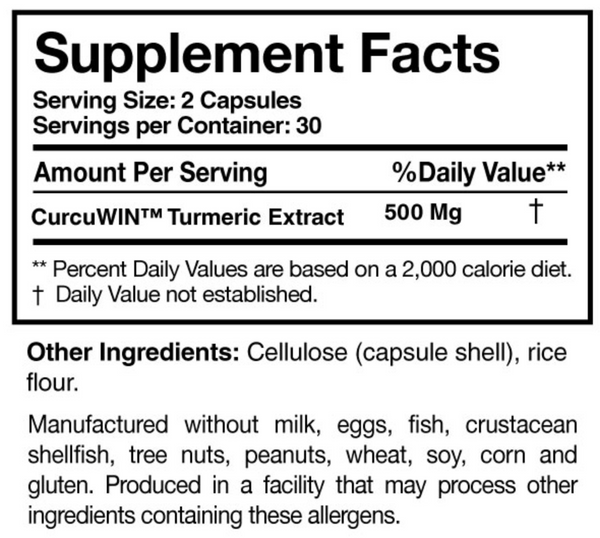 Curcumin Pure - 60 Capsules