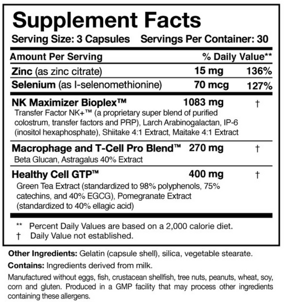 Transfer Factor Multi-Immune - 90 Capsules SALE - BB 2/27