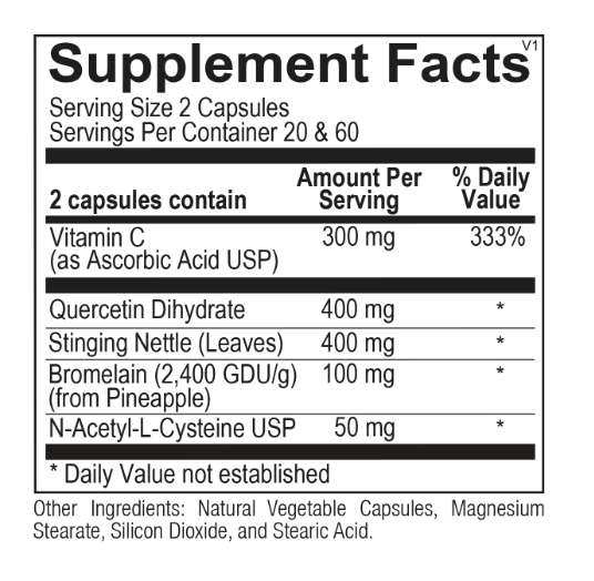 Natural D-Hist 120 capsules