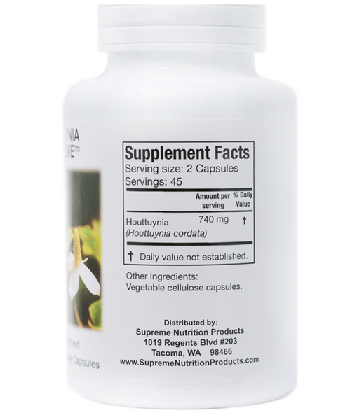 Houttuynia Supreme 90 Veg Capsules