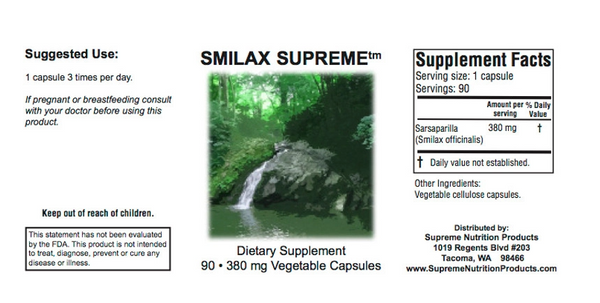 Smilax Supreme 90 Veg Capsules