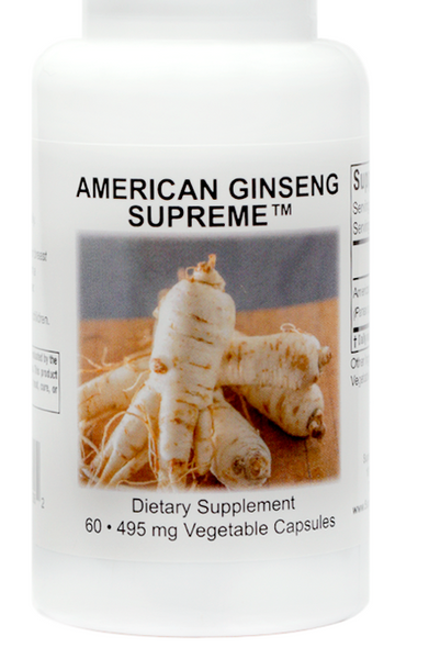 American Ginseng Supreme Nutrition 60 Veg Capsules