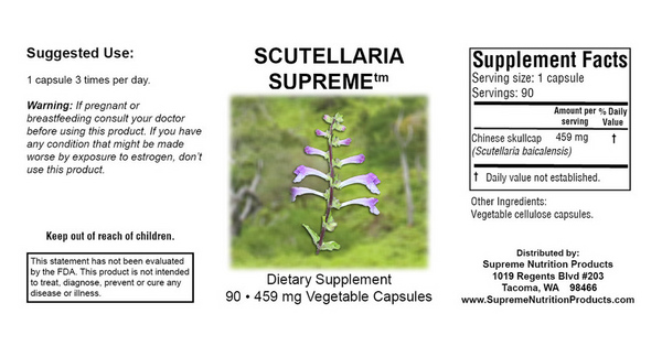Scutellaria Supreme Capsules 90 Veg Capsules