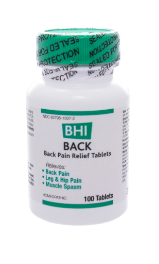 BHI Back 100 tablets