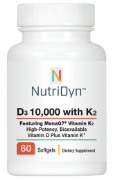 Vitamin D3 10,000 with K2 - 60 Softgels