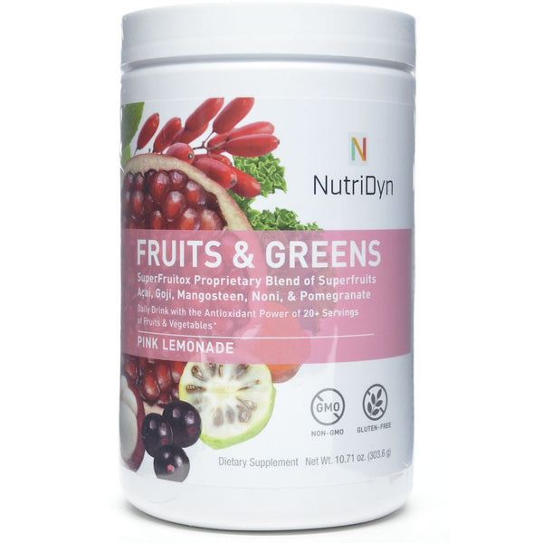 NutriDyn Fruits & Greens - Pink Lemonade (GF) 304.8 Grams
